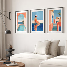 Load image into Gallery viewer, Custom Framed Print. Black, White, Wood. Wrapped Canvas