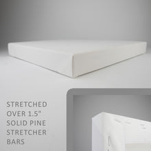 Load image into Gallery viewer, Custom Framed Print. Black, White, Wood. Wrapped Canvas