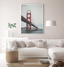 Load image into Gallery viewer, San-Francisco Golden Gate Water Level Poster Natural Colors