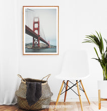 Load image into Gallery viewer, San-Francisco Golden Gate Water Level Poster Natural Colors