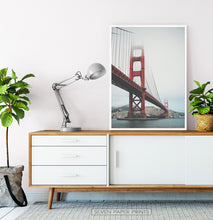 Load image into Gallery viewer, San-Francisco Golden Gate Water Level Poster Natural Colors