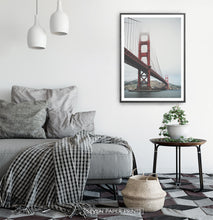 Load image into Gallery viewer, San-Francisco Golden Gate Water Level Poster Natural Colors