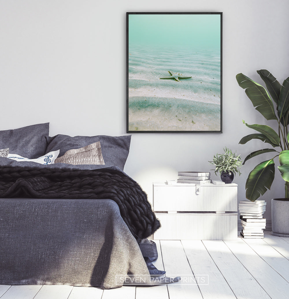Deep Sea Starfish Wall Art Print