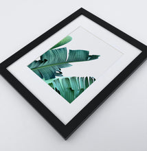 Load image into Gallery viewer, A framed photo print with banana leaves 3