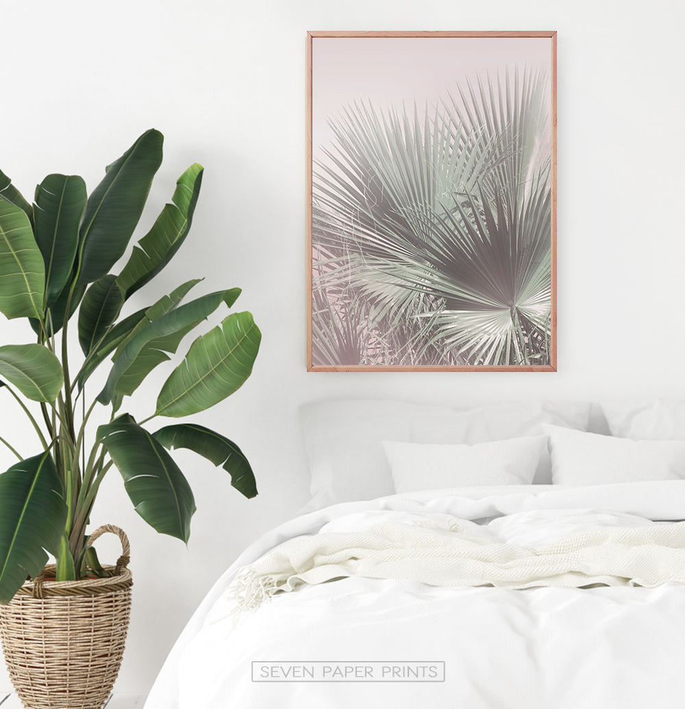 Single Palm Leaves Print
