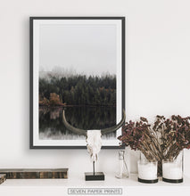 Load image into Gallery viewer, Black&White Framed Photo Art Above The White Marble Shelf