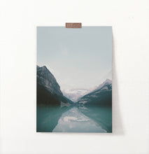 Load image into Gallery viewer, Beautiful Mountain Lake Louise Vivid Photo Art