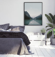 Load image into Gallery viewer, Beautiful Mountain Lake Louise Vivid Photo Art