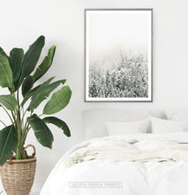 Load image into Gallery viewer, Snowy Branches Spruce Forest Photo Wall Art