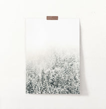 Load image into Gallery viewer, Snowy Branches Spruce Forest Photo Wall Art