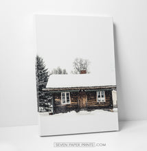 Load image into Gallery viewer, Moose winter and winter nature set of 3 canvases #161