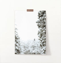 Load image into Gallery viewer, Covered In Snow Forest Clearing Wall Art