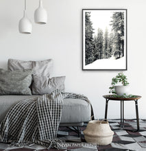 Load image into Gallery viewer, Winter Woods With Showy Spruces Photo Print