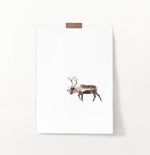 Load image into Gallery viewer, Deer Walking Through White Nowhere Photo Print