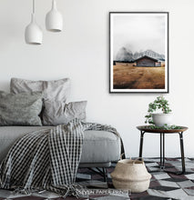 Load image into Gallery viewer, Black-framed in a white&gray bedroom
