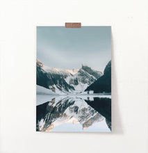 Load image into Gallery viewer, Snowy Mountains Reflecting In A Lake Wall Decoration