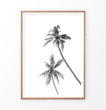Load image into Gallery viewer, Black White Palm Print