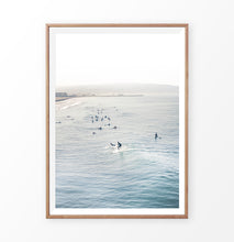 Load image into Gallery viewer, Ocean Surfing. California Beach Print