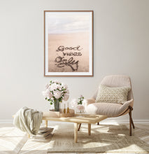 Load image into Gallery viewer, Sand Signs on The Beach Wall Print