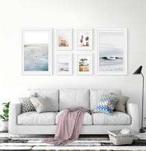Load image into Gallery viewer, Surfing Multi Piece Wall Decor | Ocean, Palms, Good Vibes