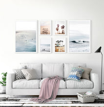 Load image into Gallery viewer, Surfing Multi Piece Wall Decor | Ocean, Palms, Good Vibes