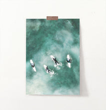 Load image into Gallery viewer, Turquoise Aerial Surfers Print