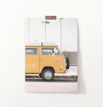 Load image into Gallery viewer, Yellow Coastal Van Wall Art