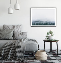 Load image into Gallery viewer, Misty Fir Forest Canadian Natural Wall Art
