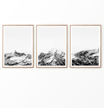 Load image into Gallery viewer, Snowy Mountain Ridge Set of 3 Prints