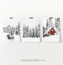 Load image into Gallery viewer, Christmas Decoration Gallery Set of 3 Piece Wall Art