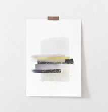 Load image into Gallery viewer, Boho Smears Wall Art with Gray, Gold and Black Colors