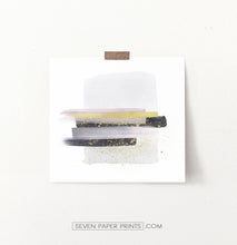 Load image into Gallery viewer, Boho Smears Wall Art with Gray, Gold and Black Colors