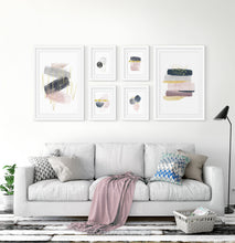 Load image into Gallery viewer, Abstract Art 6 Piece Gallery Wall. Framed or Unframed Prints