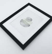 Load image into Gallery viewer, Green-Gray Scandinavian Abstract Moon Art. Set of 3 Framed Prints