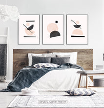 Load image into Gallery viewer, Earth Tones Burnt Orange Minimalist Art Print Set of 3