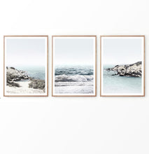 Load image into Gallery viewer, Beach coastal 3 piece wall art