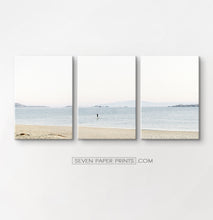 Load image into Gallery viewer, Seashore 3 piece canvas wall art #271