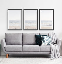 Load image into Gallery viewer, Three framed photo prints of an ocean coast
