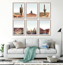 Load image into Gallery viewer, Arizona Desert Landscape Set of 6 Wall Art
