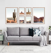 Load image into Gallery viewer, Arizona Desert Landscape Set of 6 Wall Art