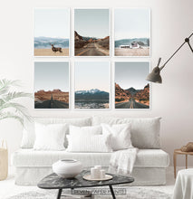 Load image into Gallery viewer, Rural Landscape 6 Piece Wall Art