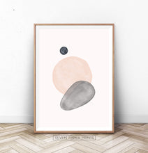Load image into Gallery viewer, Mid Century Modern Art | Earth Color Shapes
