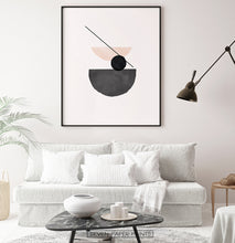 Load image into Gallery viewer, Boho Abstract Shapes in Sunburst Neutral Colors