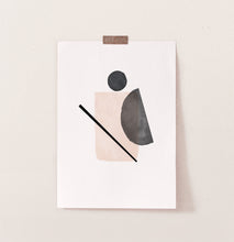 Load image into Gallery viewer, Abstract Shapes, Beige Boho Decor
