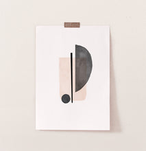 Load image into Gallery viewer, Abstract Minimalist Print, Neutral Soft Wall Art