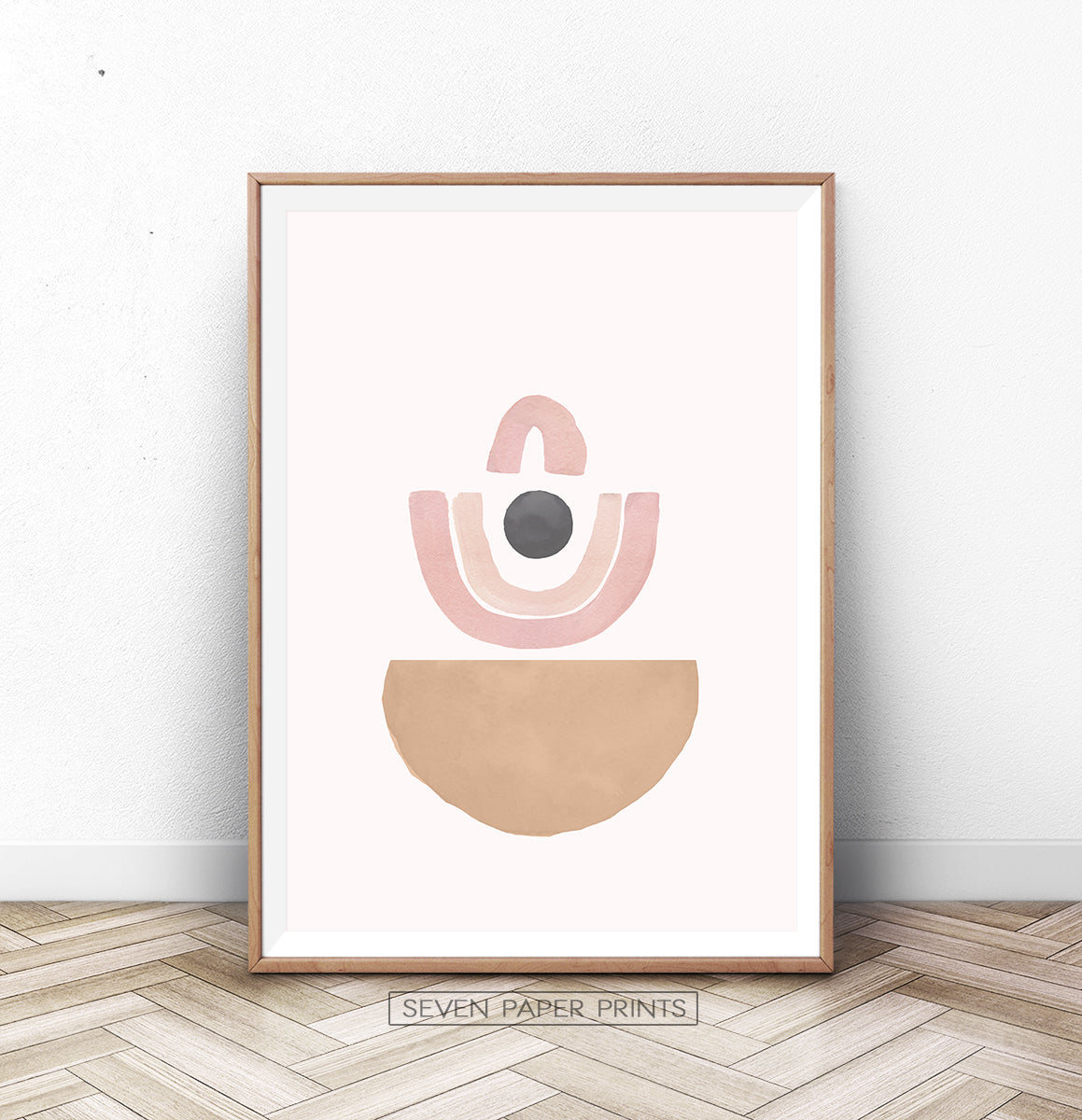 Bohemian Shapes, Mid Century Line Art