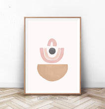 Load image into Gallery viewer, Bohemian Shapes, Mid Century Line Art