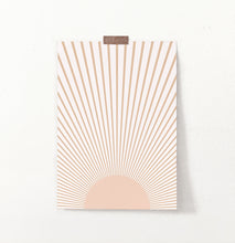 Load image into Gallery viewer, Boho Decor Abstract Sun Art Print, Neutral Color Art Print
