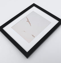 Load image into Gallery viewer, Beige Ocean Print Set - Framed. Waves, Seagulls, Reed