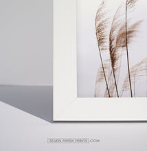 Load image into Gallery viewer, Beige Ocean Print Set - Framed. Waves, Seagulls, Reed